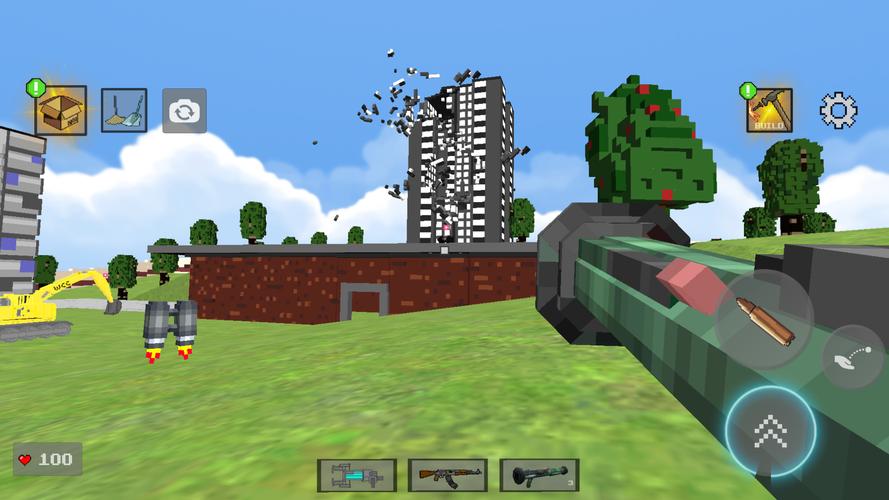Nextbots in Playground: Pixel Captura de tela 1