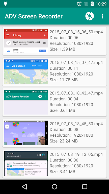 ADV Screen Recorder Mod স্ক্রিনশট 0