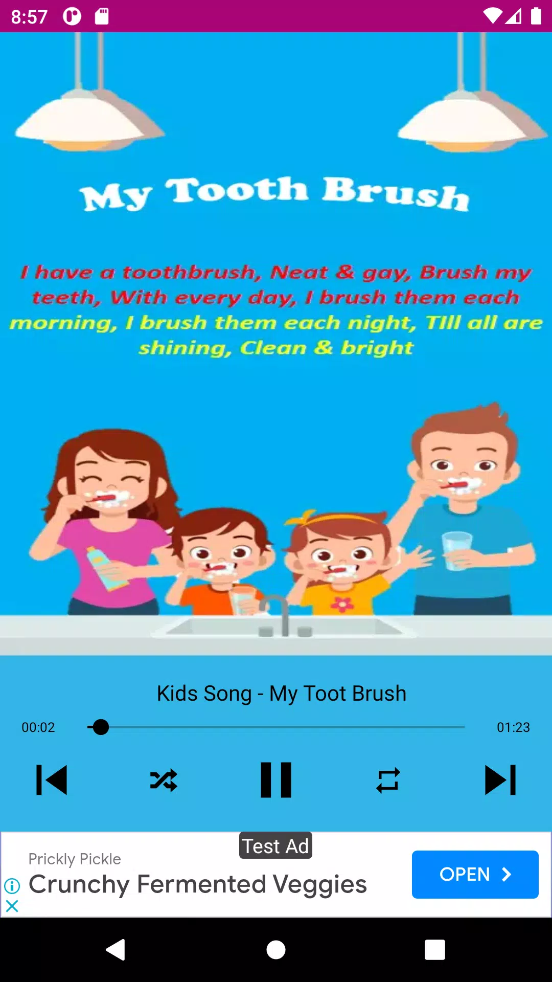 baby songs - nursery rhymes Captura de tela 3