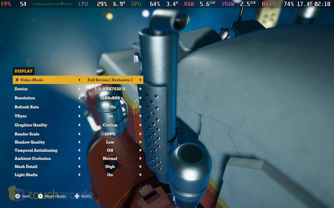 Capture d'écran du pont de vapeur Star Trucker