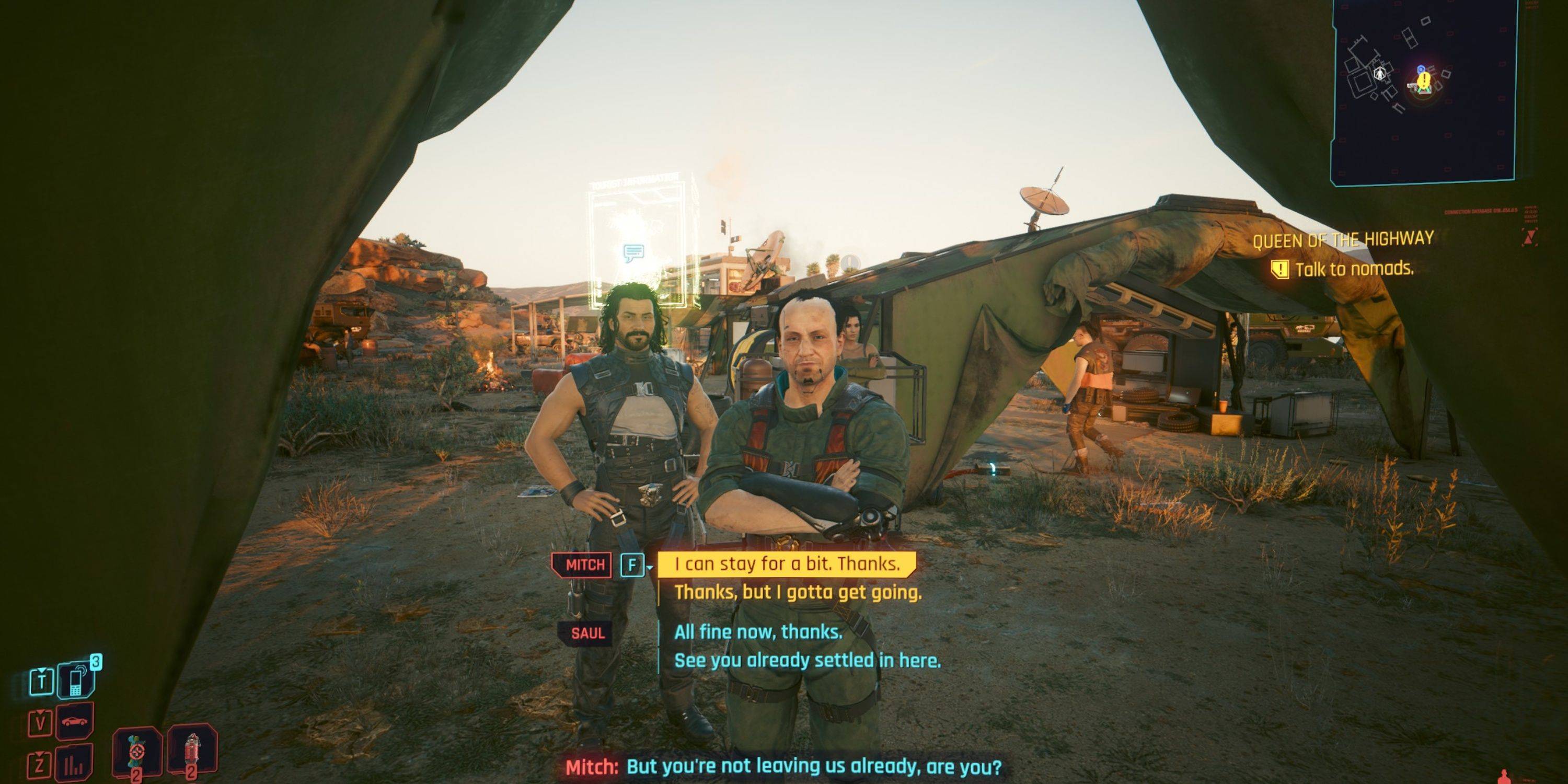 Queen of the Highway - Camp Scene