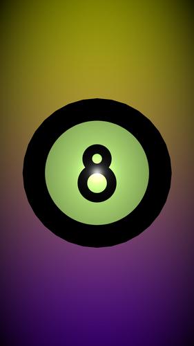 Magic 8 Ball Live Wallpaper 3D Captura de tela 3