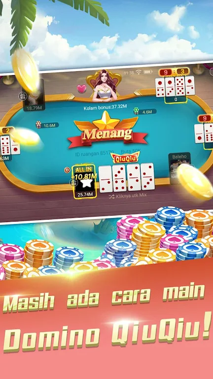 Domino Gaple: QQ 99 dan Texas Lokal Indo应用截图第2张