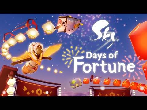 Sky: Celebración de Año Nuevo Light Lunar de la luz del Año Nuevo
