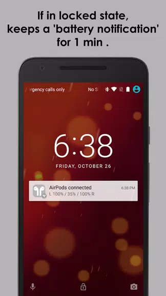 AirBuds Popup - airpod battery Ảnh chụp màn hình 1