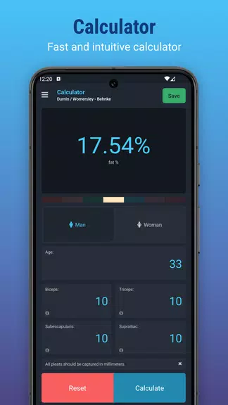 Plixi - Fat calculator স্ক্রিনশট 0