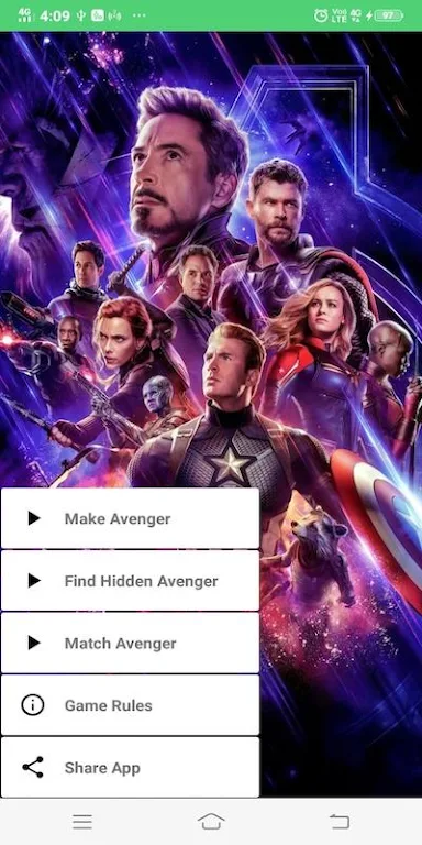 Avengers Cards Flip Game應用截圖第0張