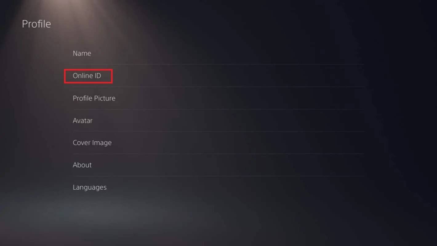 Изменение вашего имени пользователя на PlayStation