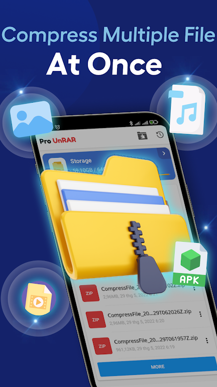 Pro 7-Zip, Unzip Rar Extractor ဖန်သားပြင်ဓာတ်ပုံ 3