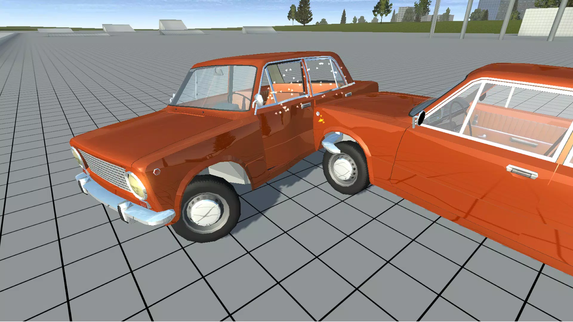 Simple Car Crash Physics Sim Captura de tela 2