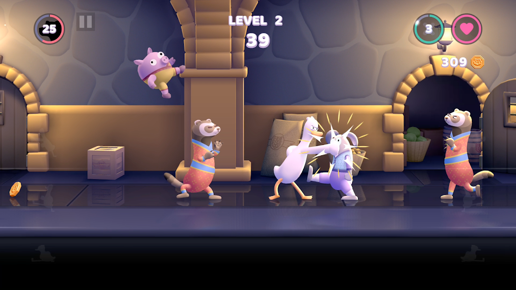 Punch Kick Duck Mod Tangkapan skrin 1