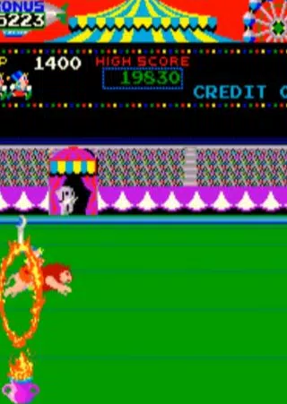 Schermata circus game retro 0