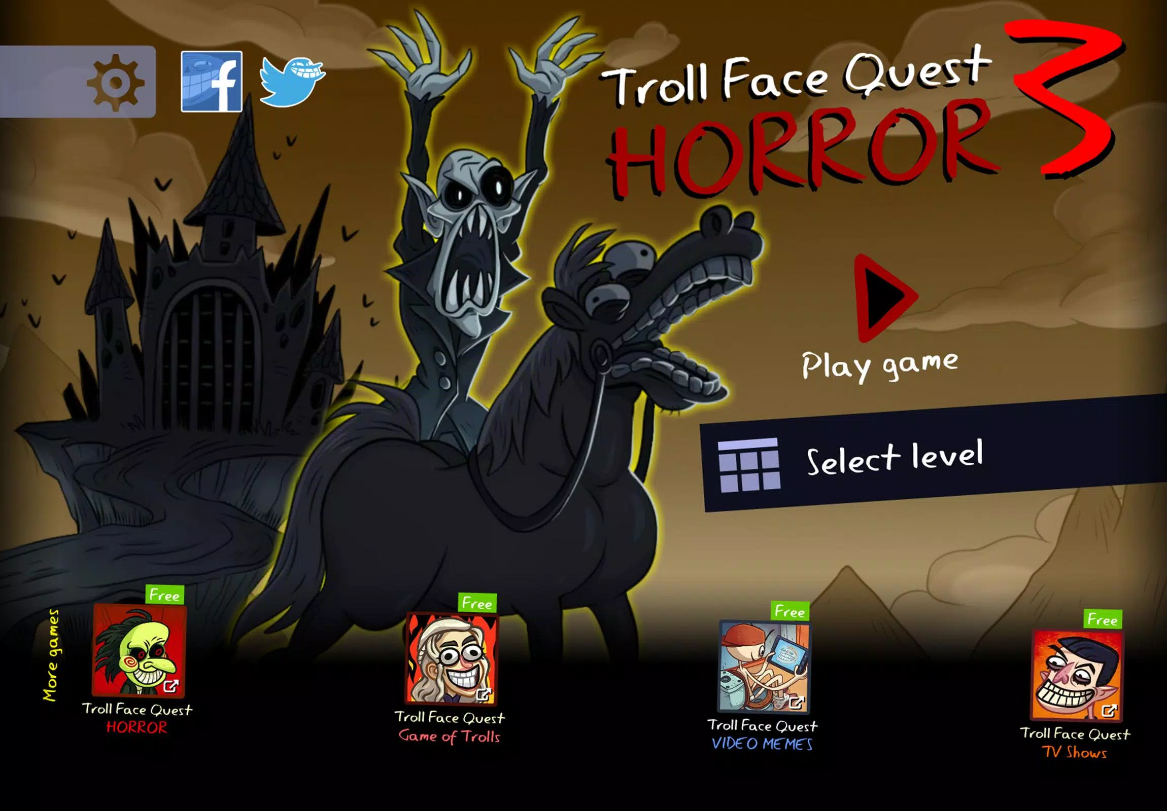 Troll Face Quest: Horror 3 Скриншот 0