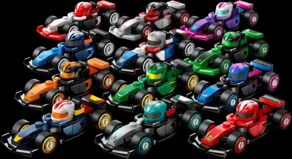 LEGO F1 Mga Kolektibong Kotse ng Lahi