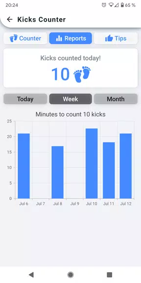 Kick Counter - Track your baby Capture d'écran 2