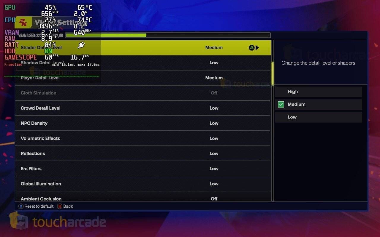 Capture d'écran du pont à vapeur NBA 2K25