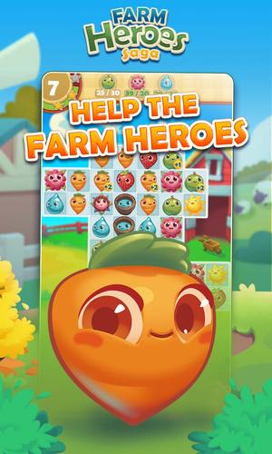 Farm Heroes Saga Captura de tela 0