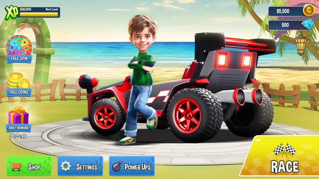 Mini Car Racing Game Legends Ảnh chụp màn hình 3