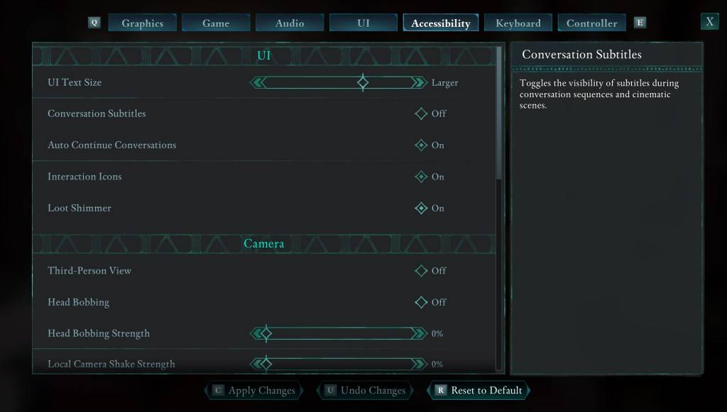 作为指南的一部分,显示了如何打开和关闭字幕的指南的一部分。