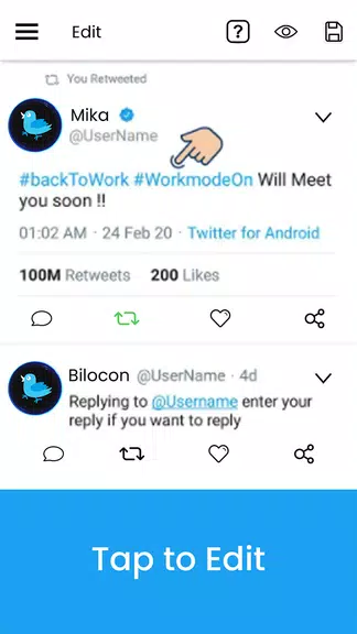 Fake Tweet-Post Creator应用截图第1张