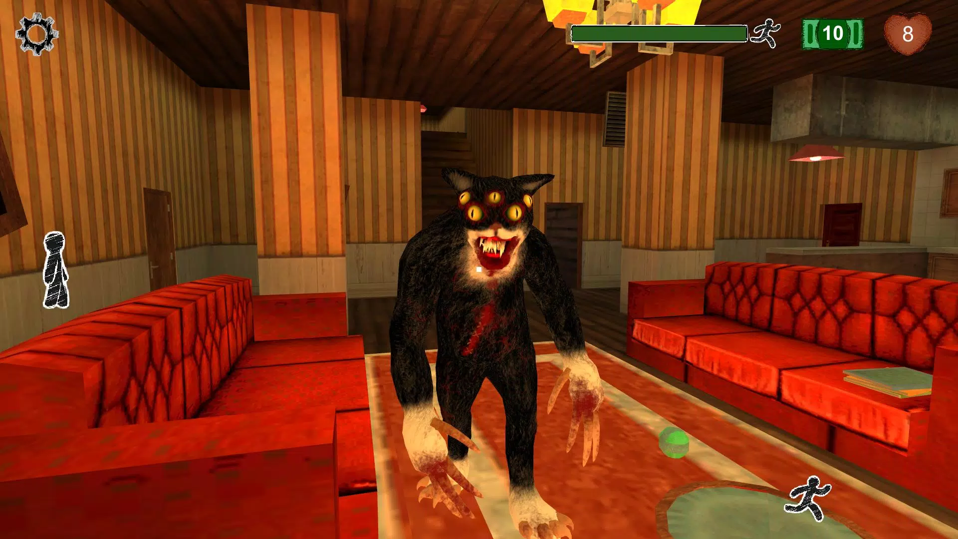 Cat Fred Evil Pet. Horror game ဖန်သားပြင်ဓာတ်ပုံ 0