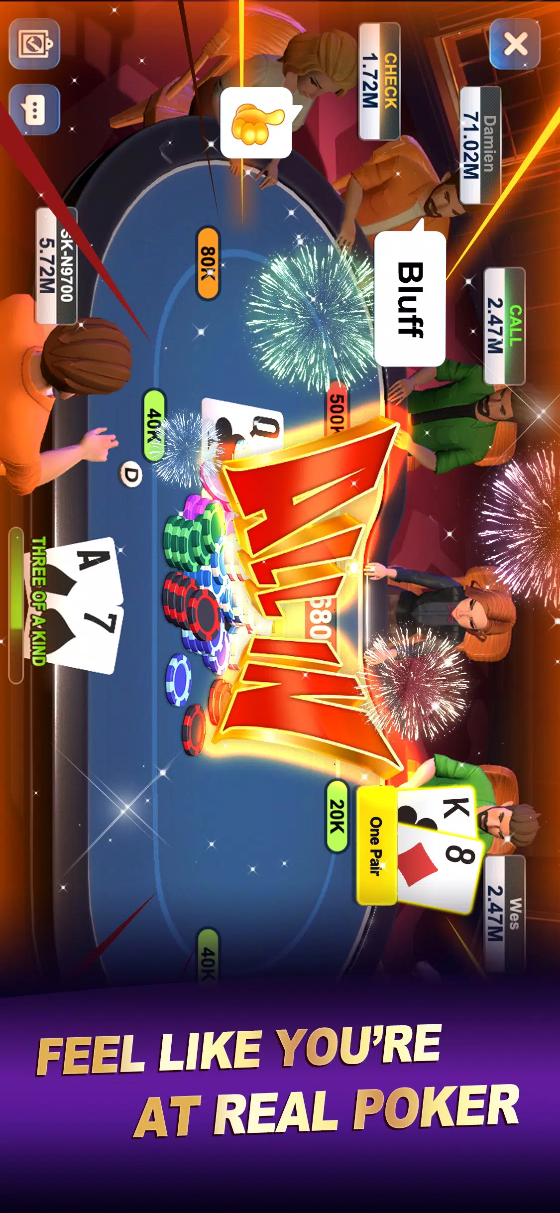 Poker World-Hold'em Frenzy 스크린샷 2
