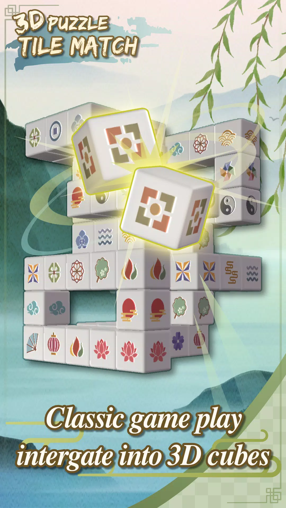 3D Tile Match Puzzle Captura de tela 1