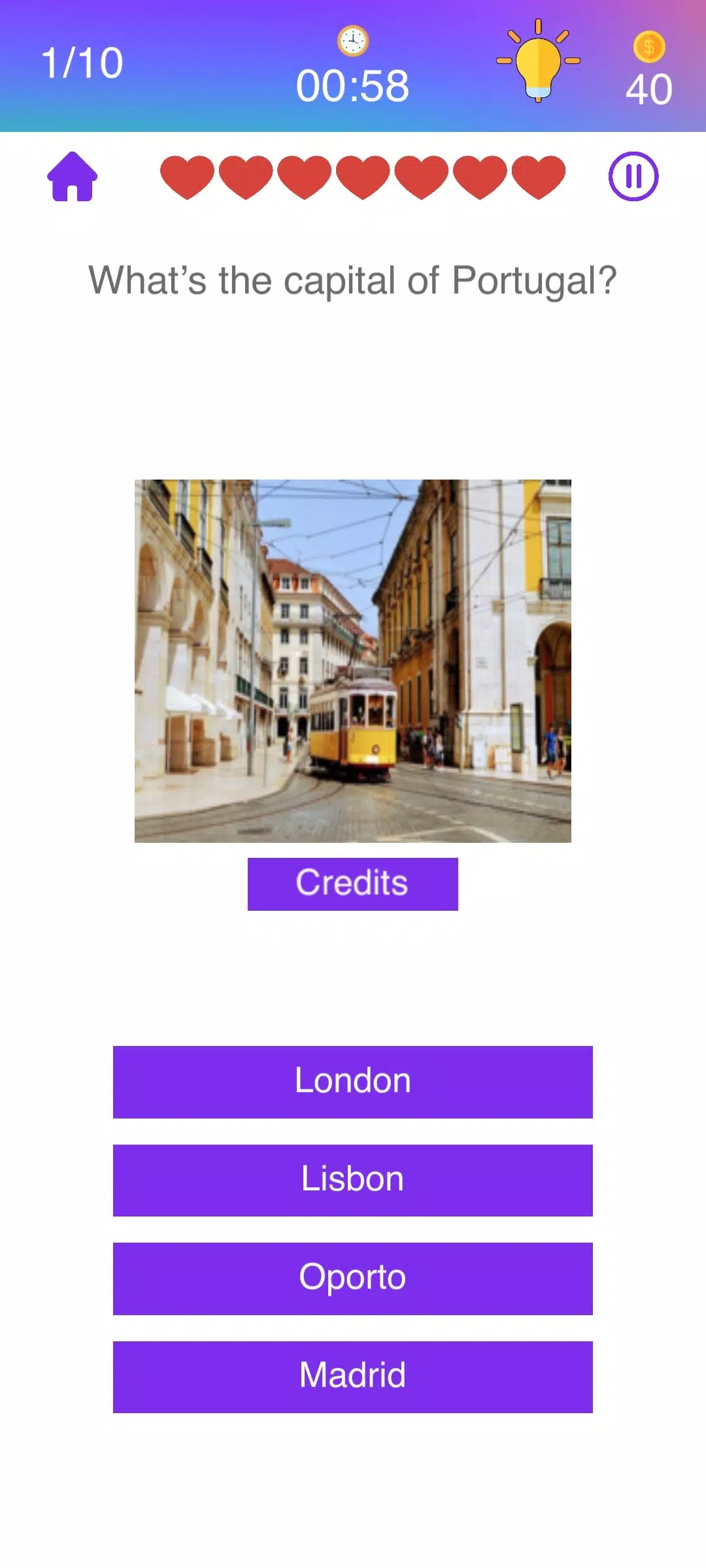 Portuguese Quiz應用截圖第1張
