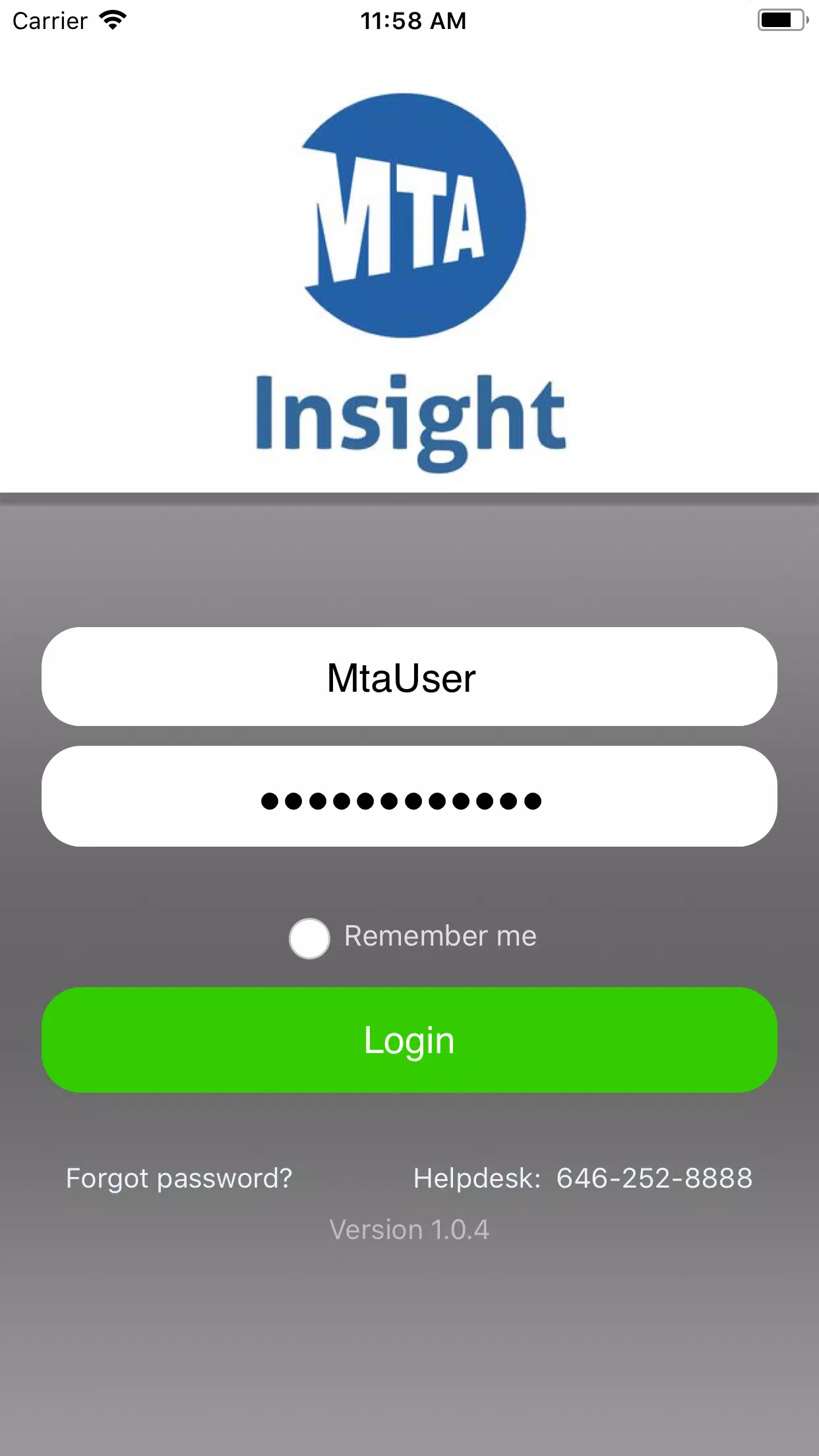 MTA Insight Schermafbeelding 2