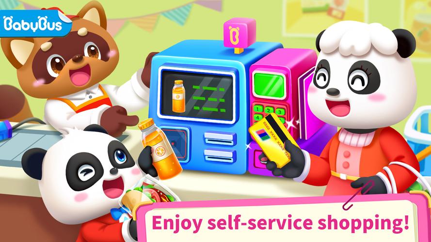 Baby Panda's Supermarket Schermafbeelding 0