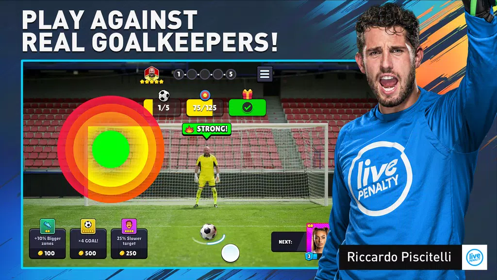 Soccer Penalty: Live Goalie Schermafbeelding 0