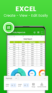 Office App - DOCX, PDF, XLSX Ekran Görüntüsü 3
