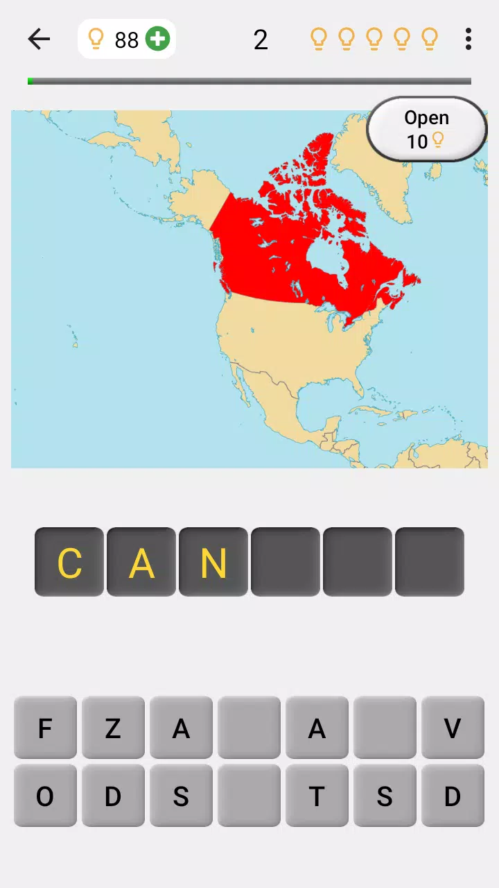 Maps of All Countries Geo-Quiz应用截图第1张
