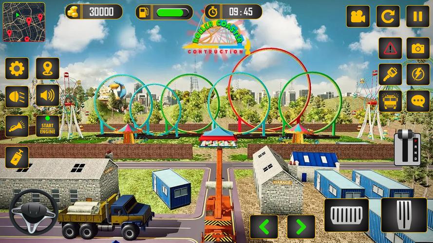 Roller Coaster Builder Game スクリーンショット 1