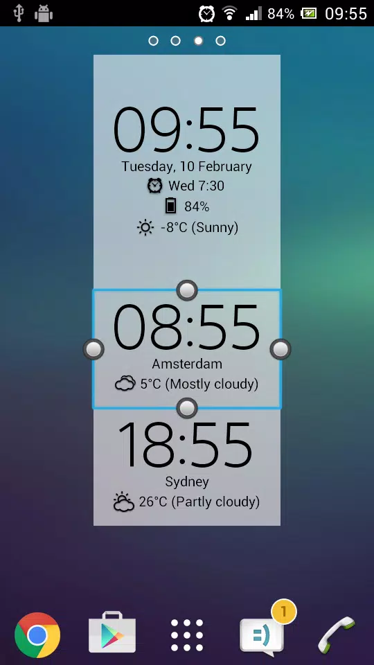 Digital Clock & Weather Widget ภาพหน้าจอ 3