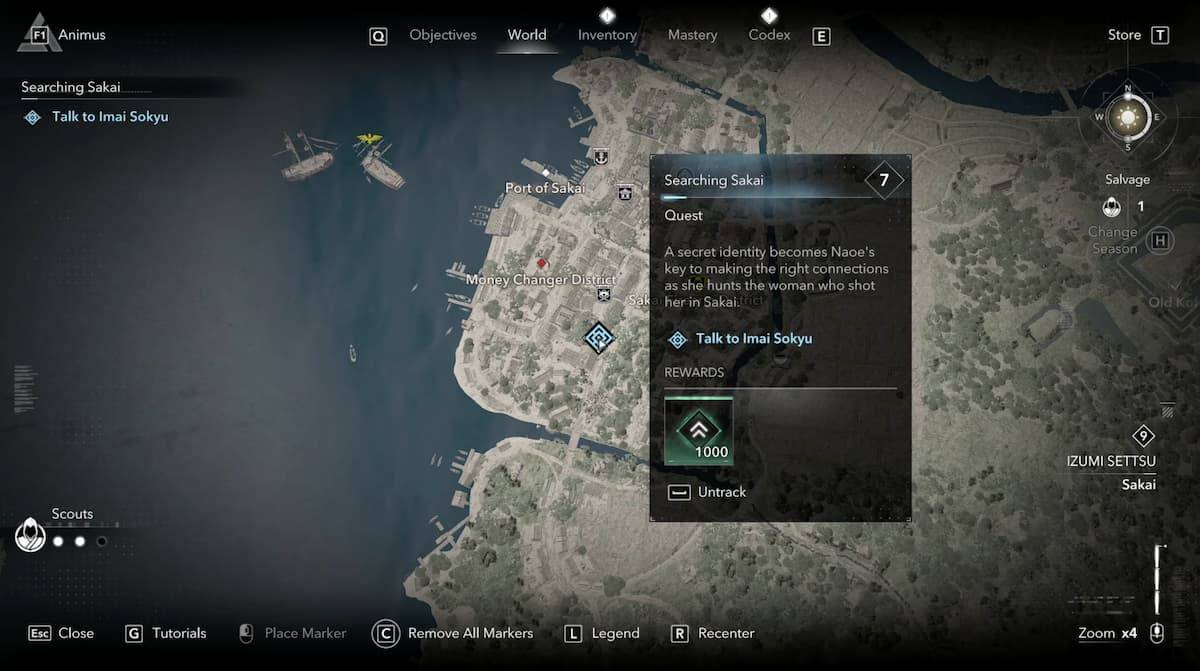 Assassin’s Creed Shadows Imai Sokyu Location