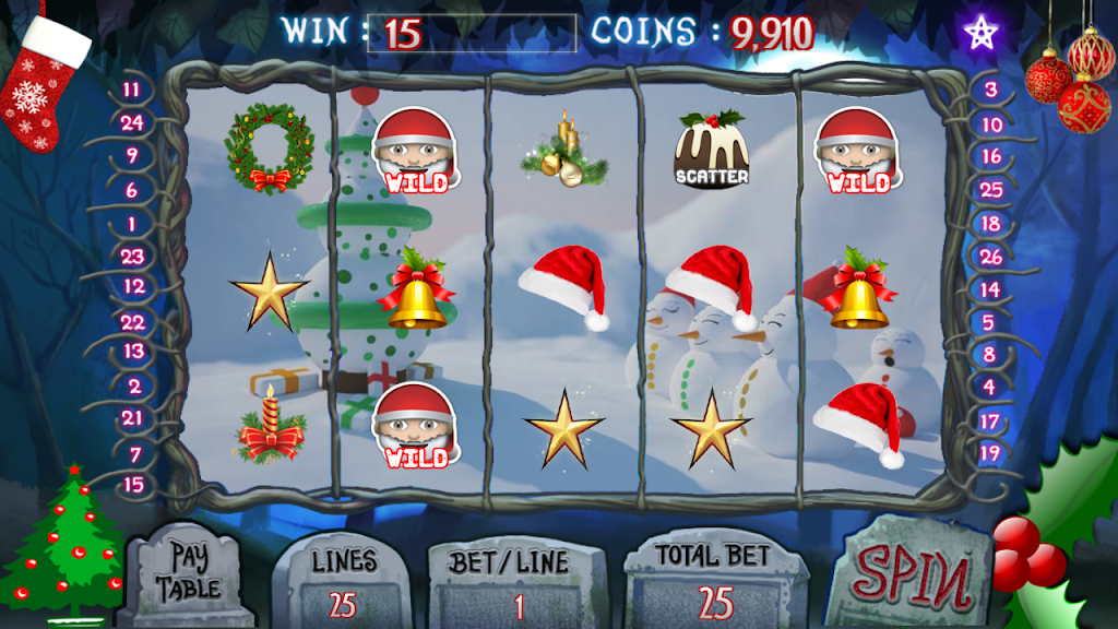 Christmas Jackpot : Real Casino Slot Master 777 Captura de pantalla 2