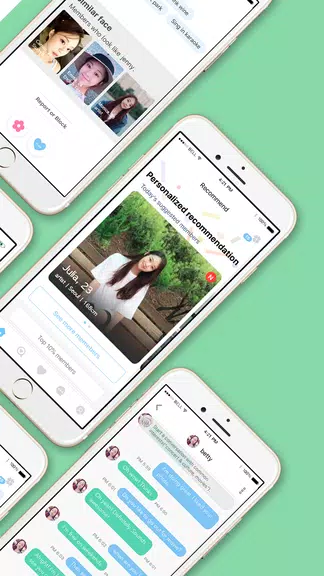 WowU– Face recognition Dating, Meet Singles & Chat Captura de tela 1