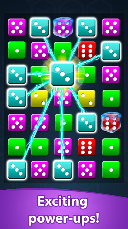 Dice Match Line Puzzle Games Скриншот 1