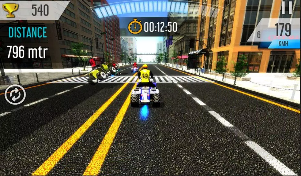 3D quad bike racing ဖန်သားပြင်ဓာတ်ပုံ 1