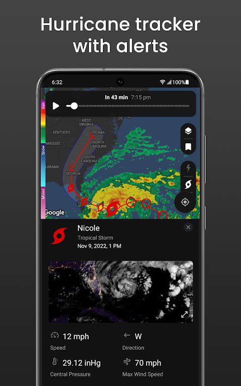Clime: NOAA Weather Radar Live スクリーンショット 1