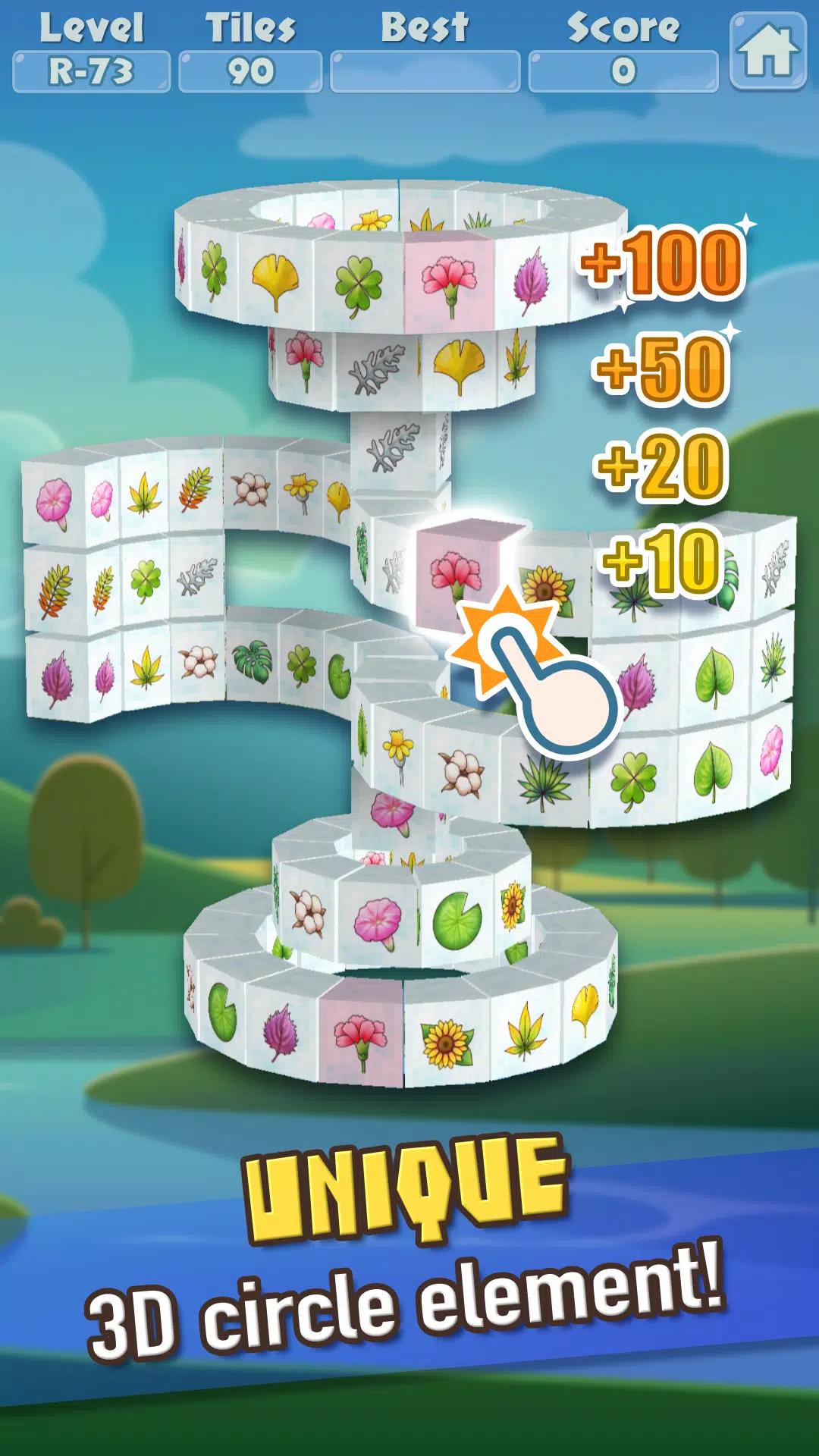 3D Mahjong Triple Tile Match应用截图第1张