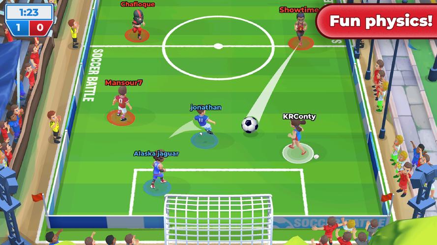 Soccer Battle ภาพหน้าจอ 1
