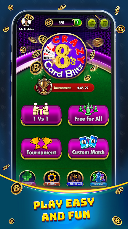 Crazy 8’s: Card Blitz Captura de pantalla 1