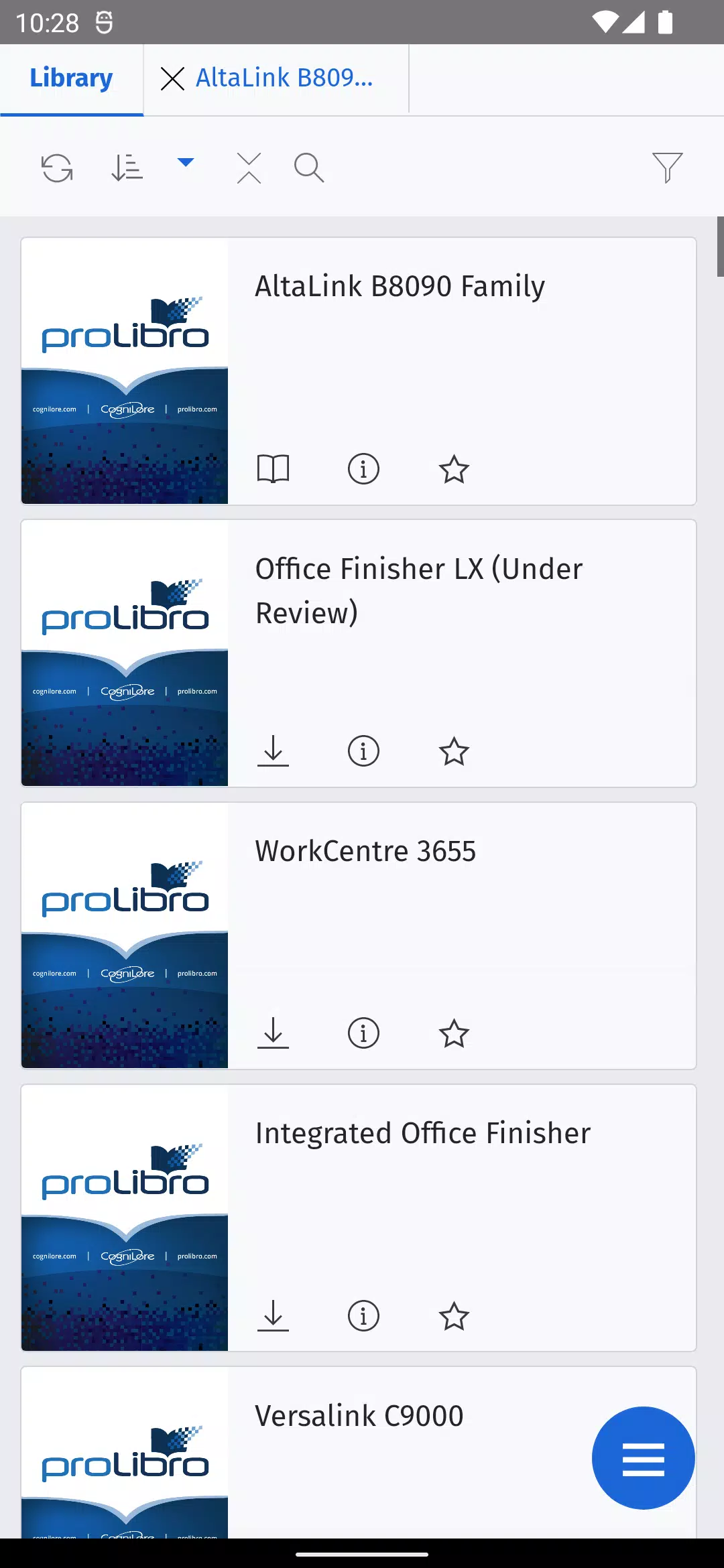 proLibro for Xerox স্ক্রিনশট 0