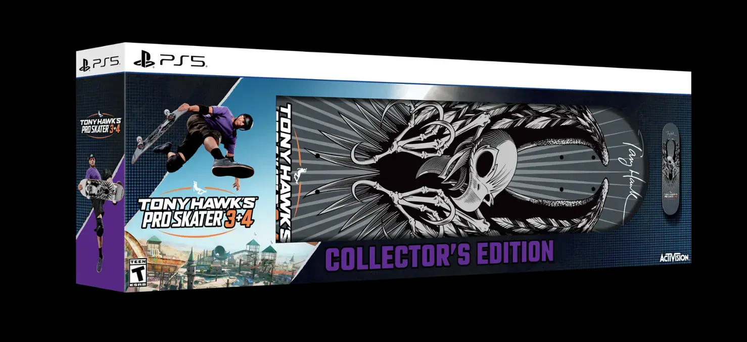 L'edizione del collezionista Pro Skater 3 + 4 di Tony Hawk