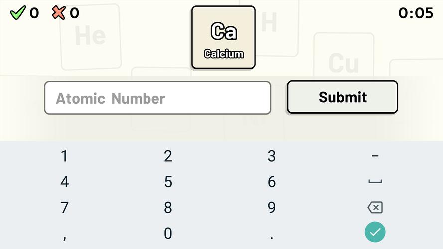 Periodic Table Quiz 스크린샷 3