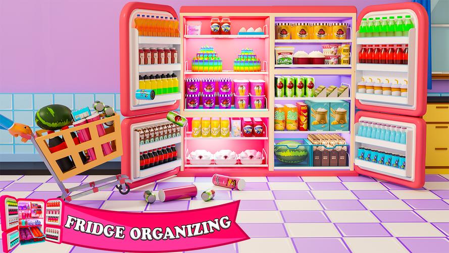 Fill The Fridge Organizer Game Скриншот 3