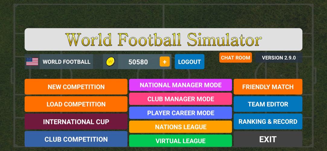 World Football Simulator スクリーンショット 0