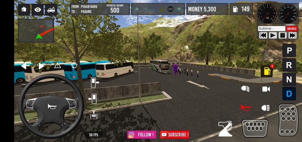 IDBS Simulator Bus Sumatera 스크린샷 3